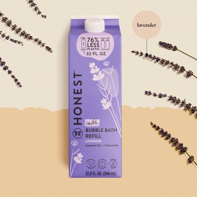 The Honest Company Calm Bubble Bath Refill, Lavender - 32 fl oz