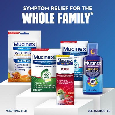 Mucinex Children's Cough Medicine - Cherry Liquid - 4 fl oz