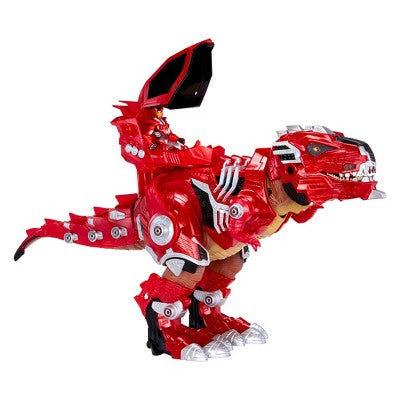 Armorsaurs Armor-Up Dinosaur Ajax Figure with 7 Removable Armor Pieces Tail-Triggered Chomp Pilot Pod Compatible