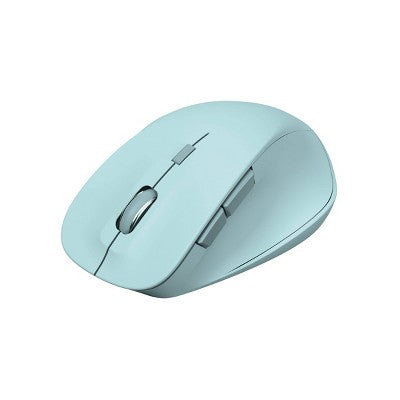 North Wireless Ergonomic 6 Button Mouse - Sky Blue: Rechargeable, Radio Frequency, Business Use