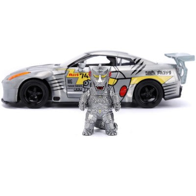 2009 Nissan GT-R (R35) Ben Sopra Brushed Metal "Godzilla" 1/24