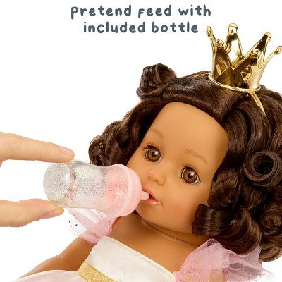 BABY Born Princess Baby Doll Ava - Brown Hair, Light Brown Eyes
