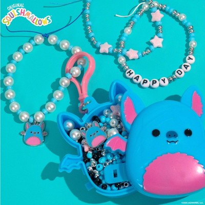 Squishmallows Boyle Halloween Bracelet Kit: Craft Activity Set with Beads, Charms, Clips & Storage Case