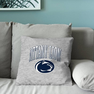 NCAA Penn State Nittany Lions 16" Heather Gray Sweatshirt Pillow
