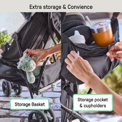 Ingenuity 3D Mini Convenience Stroller- Slate (LOCAL PICKUP ONLY)
