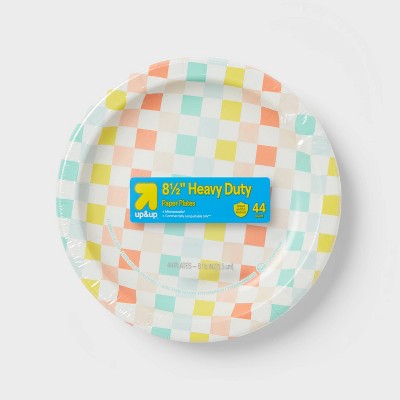 Disposable Plate 8.5" - Checkered - 44ct - up&up