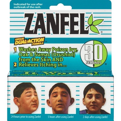 Zanfel Poison Ivy, Oak & Sumac Wash Cream 1 Oz