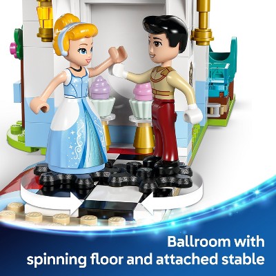 LEGO Disney Princess Cinderella's Castle & Horse Carriage Playset 43275