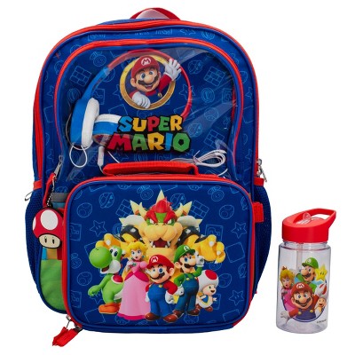 Nintendo Mario Kids' HP Set 16" Backpack - Blue