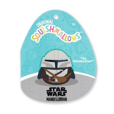 Star Wars: The Mandalorian 12" Mandalorian with 3.5" Grogu Medium Plush Toy