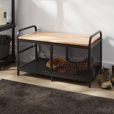 Metal Storage Bench - Brightroom (LOCAL PICKUP ONLY)