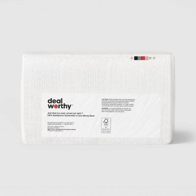 200ct 1-Ply Disposable Napkins - Dealworthy