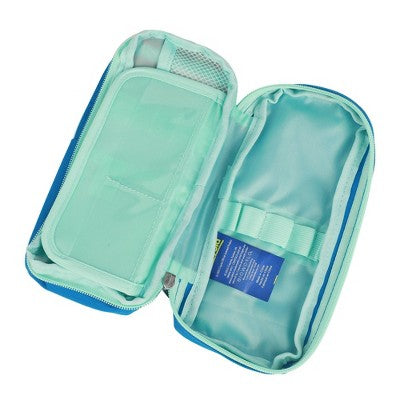Crayola Color Rewind Striped Triple Zip Pencil Pouch