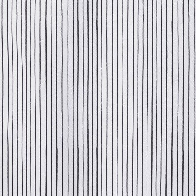42"W x 84"L Irregular Mini Striped Kids' Blackout Window Curtain Panel Black - Pillowfort