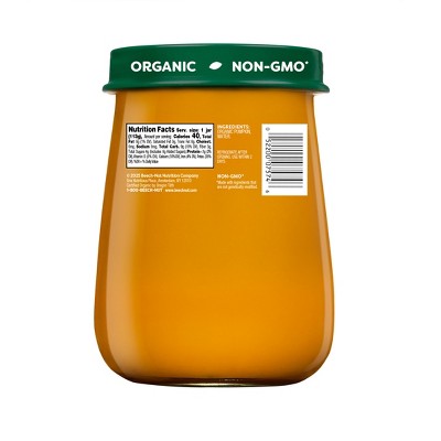 Beech-Nut Non-GMO Organics Pumpkin Baby Food Jar - 4oz