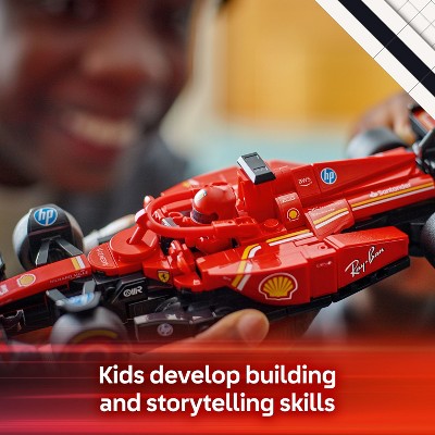 LEGO Speed Champions Ferrari SF-24 F1 Race Car Building Set and Toy Driver 77242