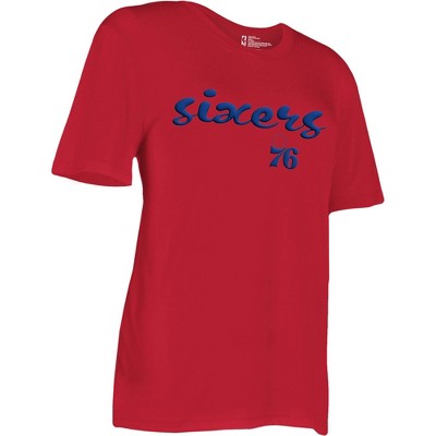 NBA Philadelphia 76ers Women's Short Sleeve Crew T-Shirt - M