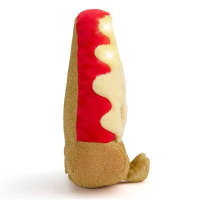 FAO Schwarz 11" Glow Brights Plush LED with Sound Pizza
