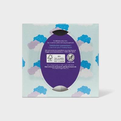 Ultra Soft 3-Ply Facial Tissue - Back-to-School Designs - 65ct - up&up