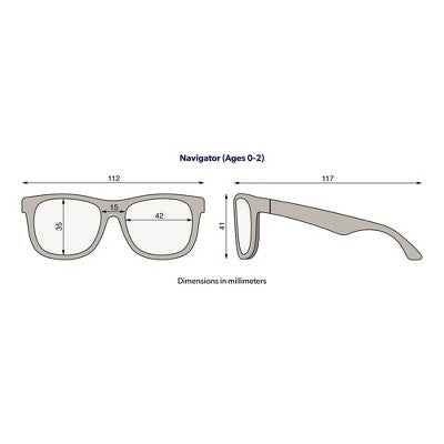 Babiators Original Navigator - Good As Blue Smoke Lens - 0-2 Years