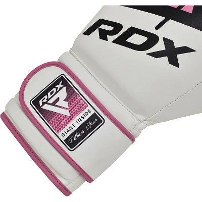 RDX Sports Women's Boxing Gloves - Superior Protection & Style for Female Fighters | Lightweight Design, Ergonomic Fit,Training Gloves - Ego Pink 12oz