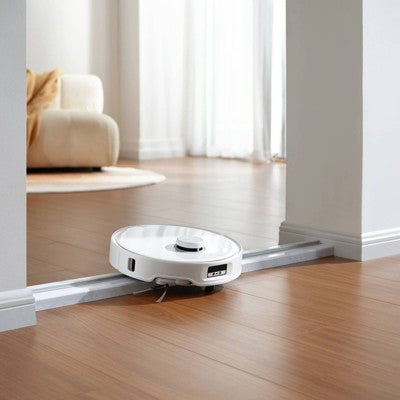 Roborock Qrevo Curv Robotic Vacuum and Mop 6.5" Path White: Multi-Surface, Electric, Tangle-Free, Automatic Height Adjustment, 2.5L Capacity (LOCAL PICKUP ONLY)