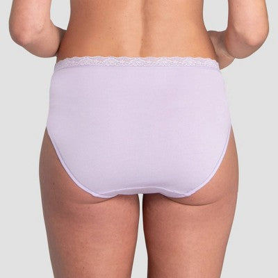 Fruit of the Loom Women's 4pk All Day Comfort Cotton Stretch Hi-cut Underwear - Multicolor 9