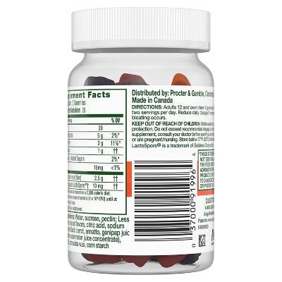 Align Digestive Health Natural Fruit Flavors Pre+Probiotic Gummies - 50ct
