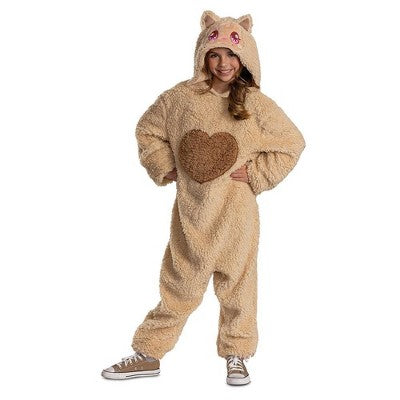 Disguise Kids' Mumu Monster Deluxe Hooded Costume Jumpsuit Sand One Size 8+