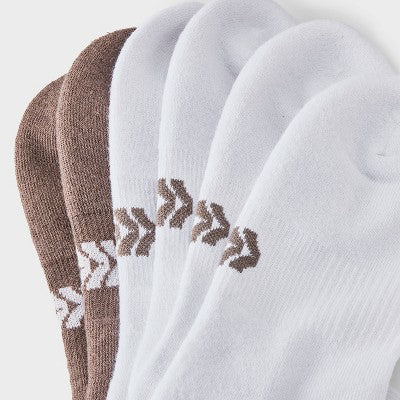 Men's Striped Tonal Varsity 3pk Crew Socks - All In Motion Persuading Gray 6-12