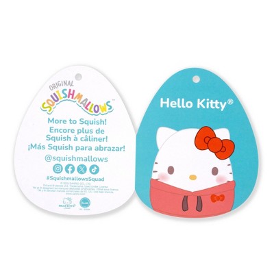 Hello Kitty 8" Squishmallows Dabodabo Hoodie Mass Stuffed Animal