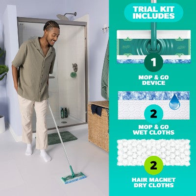 Swiffer Fresh Sweeper Mop & Go Starter Kit Floor Cleaners