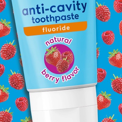 Orajel Naturals Kids Super Mario Anti-Cavity Fluoride Training Gel Toothpaste - Natural Berry - 5.8oz
