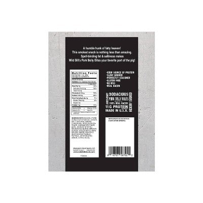 Wild Bill's Jerky Original Pork Belly Bites - 3oz