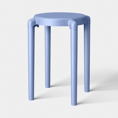 Round Accent Patio End Table Blue - Room Essentials