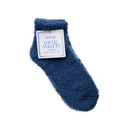 2pk Softie Socks Blue Stars - Bullseye's Playground