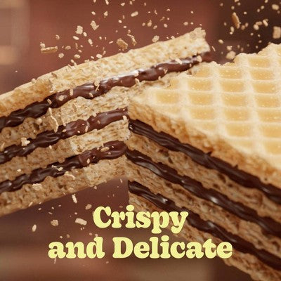 Bauducco Chocolate & Vanilla Wafers To-Go Tub - 28.2oz