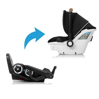 Evenflo Gold Shyft DualRide Infant Car Seat and Stroller with Storage Bag & Canopy - Onyx Black (LOCAL PICKUP ONLY)