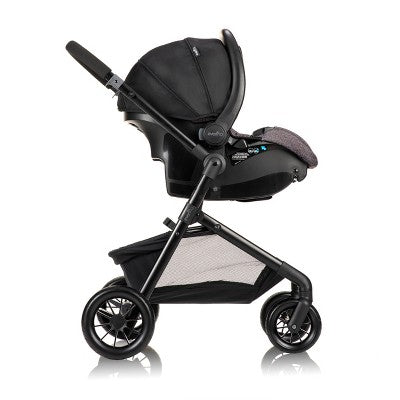 Evenflo Pivot Modular Travel System with LiteMax Infant Car Seat with Anti-Rebound Bar - Casual Gray (LOCAL PICKUP ONLY)