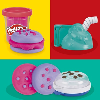 Play-Doh Treats to Go Cookie Combo Playset 2oz Cans Basket Stuffers Ages 3 and Up