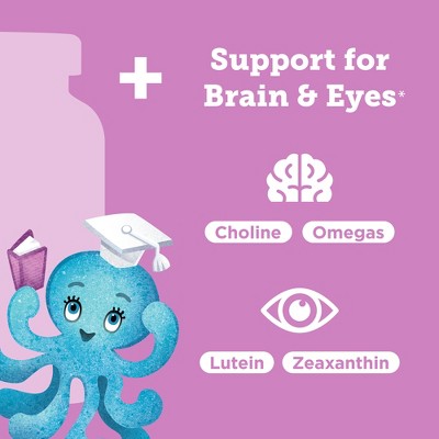 Hyland's Kids Multivitamin + Brain & Eye Health, Sugar-Free Gummies - 60ct: Mixed Berry Flavor