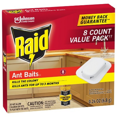 Raid Ant Bait & Indoor Ant Trap - 8ct