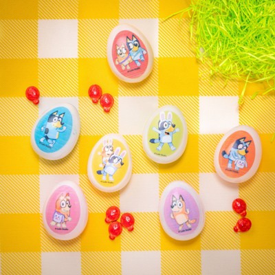 Galerie Bluey Easter Prefilled Eggs Bag with Candy for Egg Hunt - 2.12oz/15ct