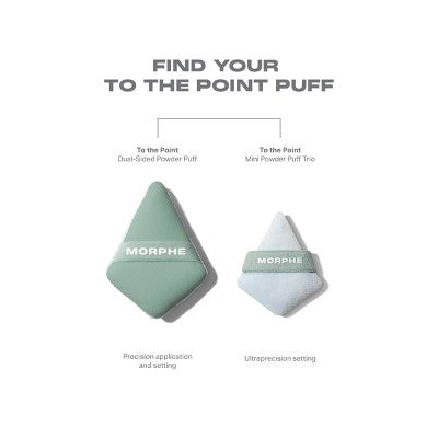 Morphe To The Point Mini Powder Puff Trio - 3pc