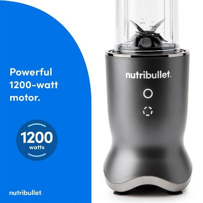 nutribullet Ultra 1200W Personal Blender: NutriBullet Smoothie Maker, Dishwasher-Safe, Pulse Feature, Gray