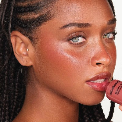 MCoBeauty Blush & Go Cream Stick - Warm Terracotta - 0.21oz: Vegan, Face Application, Buildable Coverage, Velvet Finish
