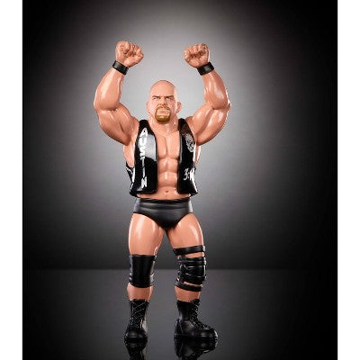 LJN WWE Superstars "Stone Cold" Steve Austin Action Figure, 1980s Retro 8" Collectible Toy