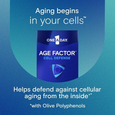 One A Day Age Factor Cell Defense Supplements - 30ct