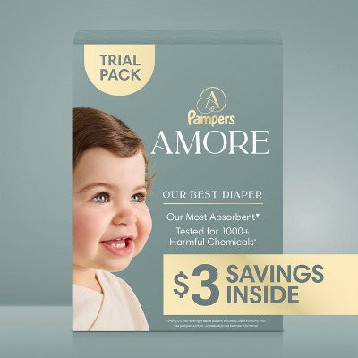 Amore by Pampers Diapers Trial Pack - Size 4 - 5ct