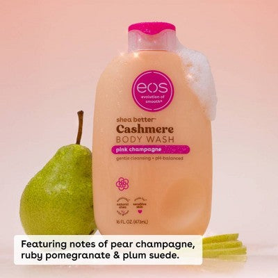 eos Shea Better Cashmere Body Wash - Pink Champagne - 16 fl oz
